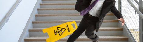 When can you sue the owner in case of staircase injury